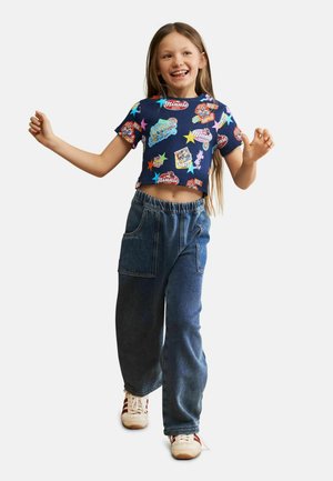 Desigual, MINNIE MOUSE™ PRINTED T-SHIRT - Tricou cu imprimeu - blue