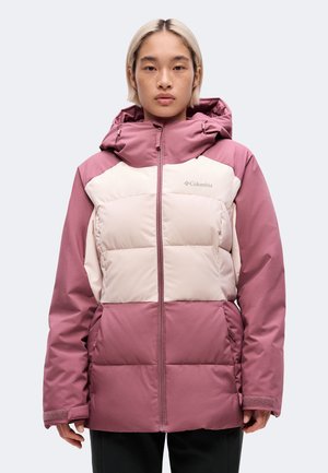 Columbia, AVA ALPINE™ PUFFER JACKET - Veste de snowboard - antique mauve/powder pink/mineral pink