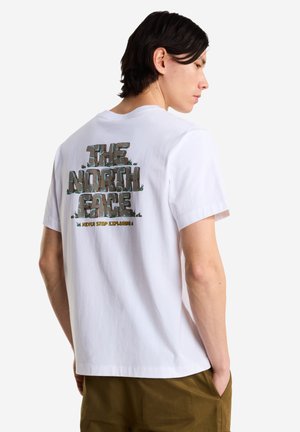 The North Face, U STONE LOGO RLX SS TEE-GRAPHIC. UNISEX - Camiseta estampada - tnf white