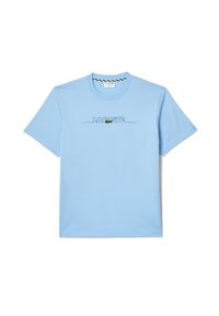Lacoste BRODÉ FABRIQUÉ EN FRANCE - T-shirt imprimé - bleu