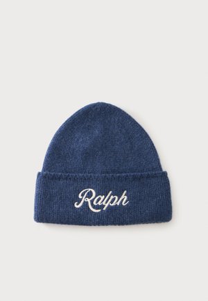 Polo Ralph Lauren, THE RALPH LOGO WOOL-ALPACA BEANIE UNISEX - Плетена шапка - dark navy