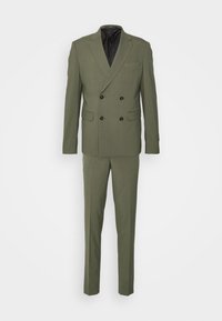 PLAIN MENS SUIT - Traje - olive