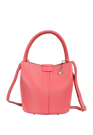 DrachenLeder, DAMEN LEDER UMHÄNGETASCHE KORALLENROT - Handbag - korallenrot
