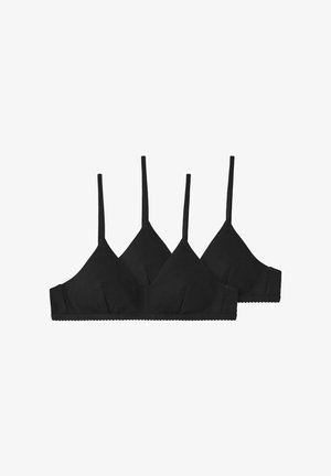 2ER-PACK - Brassière - black