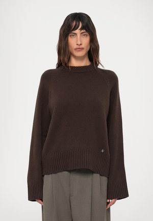 CREW - Pulóver - dark brown