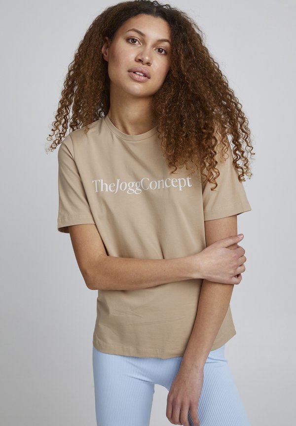 JCSIMONA - Print T-shirt - beige