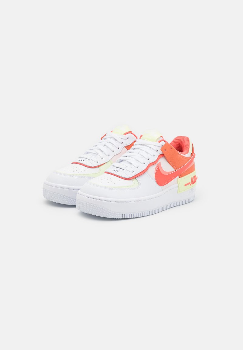 Nike Sportswear Air Force 1 Shadow Trainers White Magic Ember Crimson Bliss Lime Ice Light Soft Pink Black White Zalando De