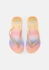 Havaianas HAVAIANAS FLIP FLOP SLIM GRADIENT SUNSET - Sandálias em T - lemon yellow
