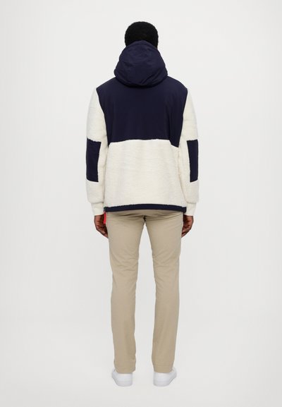 Polo Ralph Lauren PILE FLEECE HYBRID HOODIE - Flisinė striukė - herbal milk multi