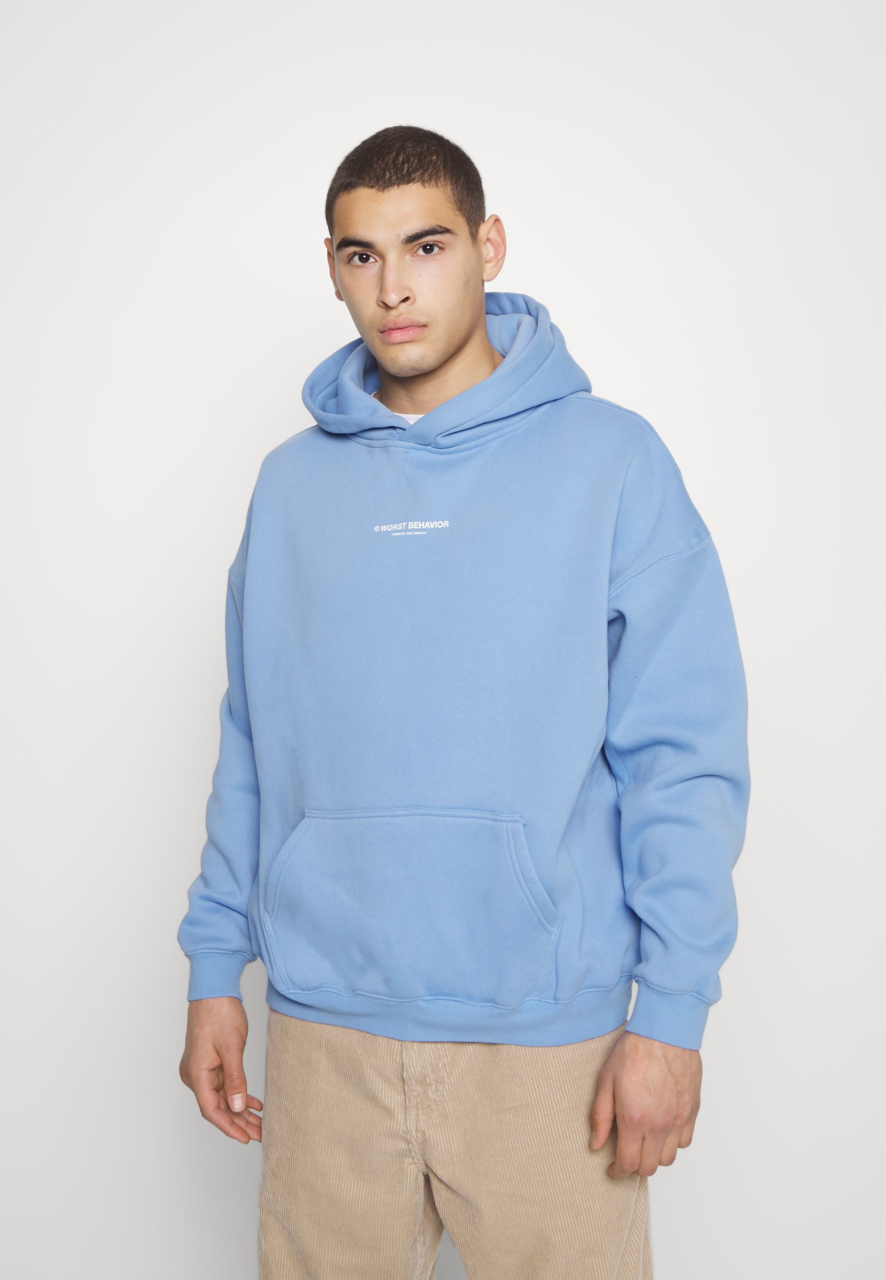 WRSTBHVR STUDIO HOODIE UNISEX - Hoodie - soft blue/light blue - Zalando .co.uk