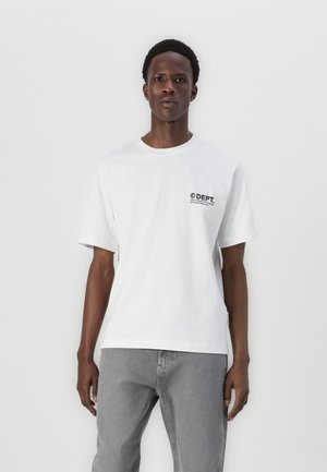 JCODYNAMIC DUST TEE CREW NECK - Print T-shirt - bright white