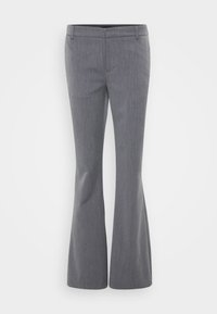 Gina Tricot Tall RELAXED TROUSERS - Stoffhose - grey melange