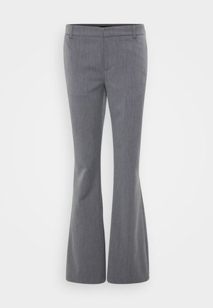Gina Tricot Tall RELAXED TROUSERS - Kalhoty - grey melange