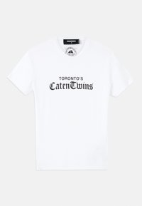 JUST RIGHT FIT TEE - Trükipildiga T-särk - white