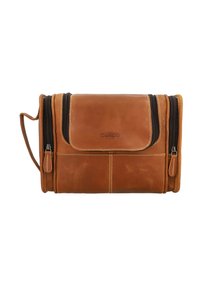 Gusti Leder CHESTER - Wash bag - brown