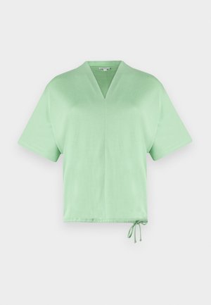 TOM TAILOR V NECK - Basic póló - true green