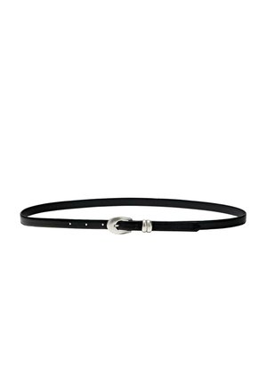 WITH OVAL BUCKLE - Belt - black