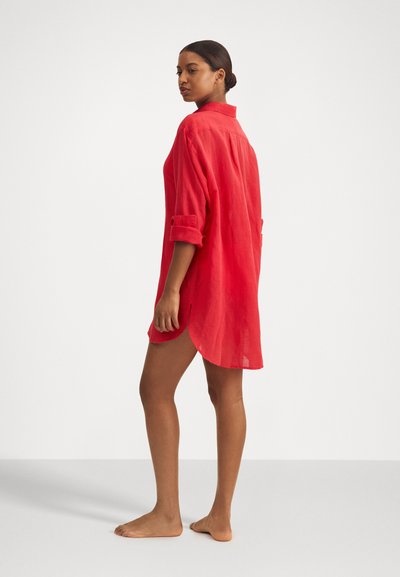 Polo Ralph Lauren BOYFRIEND SHIRT - Beach accessory - coral