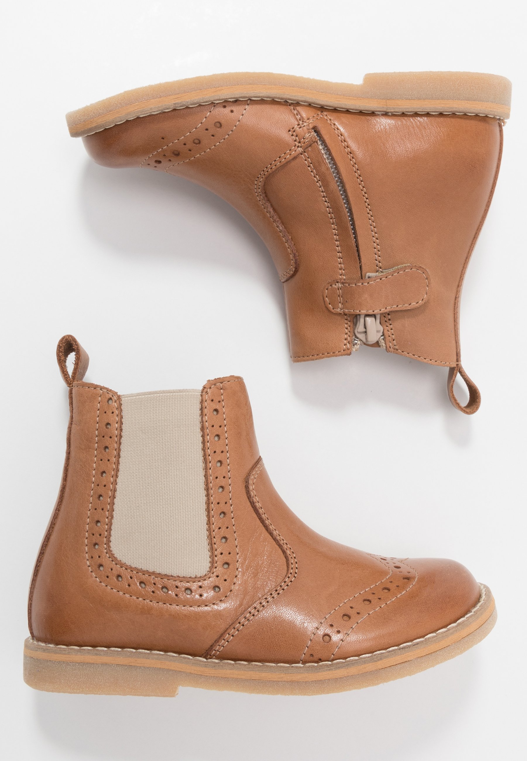 CHELYS BROGUE NARROW FIT Korte laarzen brown CHELYS BROGUE NARROW FIT Korte laarzen brown