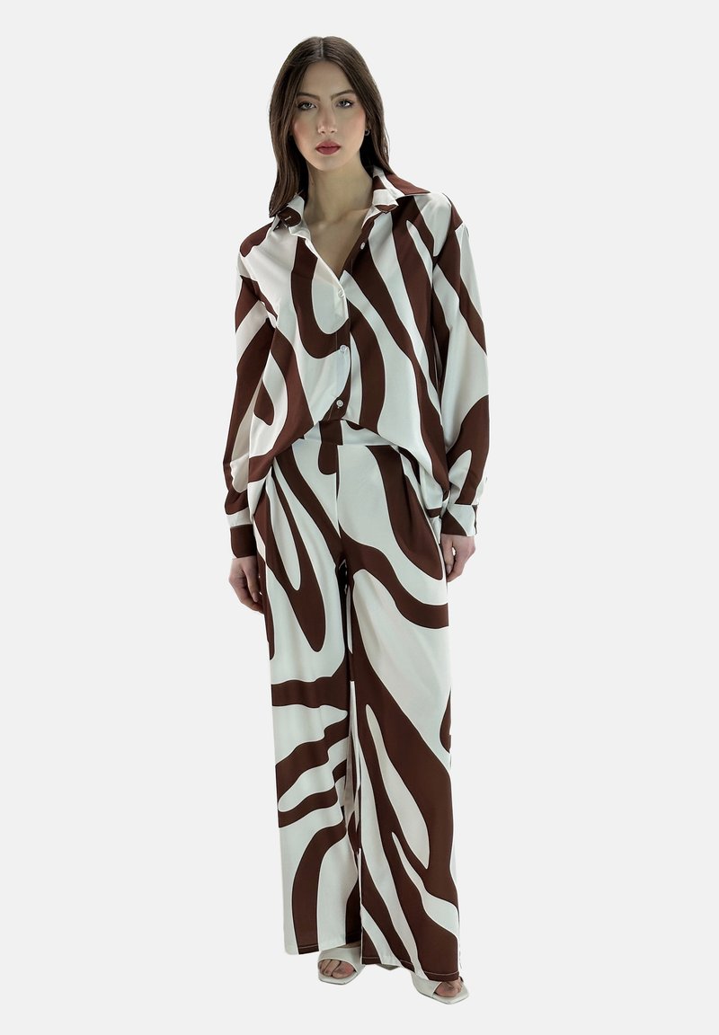 Elara SET - Pantaloni - braun