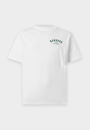 Barbour, GRAPHIC - Тениска с щампа - white
