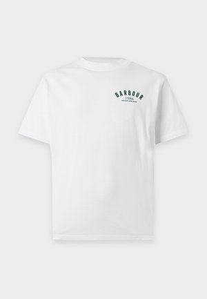 Barbour, GRAPHIC - Тениска с щампа - white