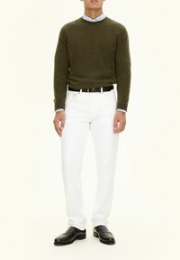 Oscar Jacobson LUKE ROUNDNECK - Jumper - green bark