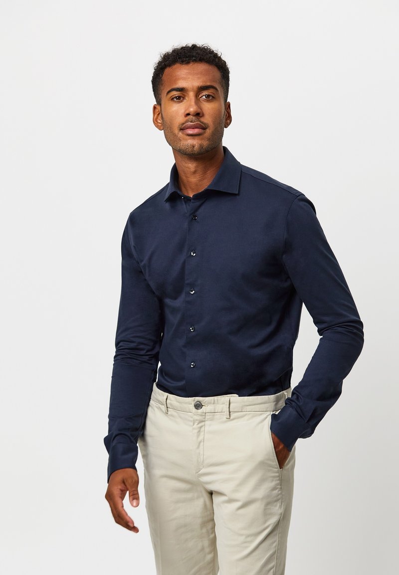 Hemden lange mouw navy Profuomo main image 1