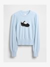 GAP SANDY LIANG CASHSOFT CROP SWEATER - Jersey de punto - harbor blue