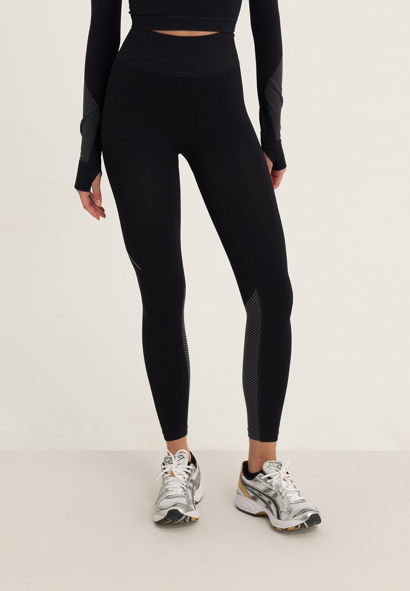 Even&Odd active - SEAMLESS  - Leggings - black, Enlarge