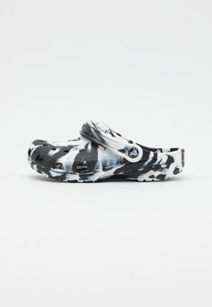 CLASSIC MARBLED UNISEX - Badesandaler - white/black