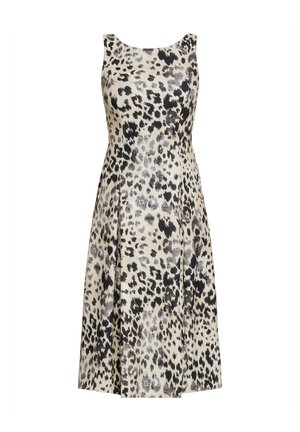 Vera Mont, VERA MONT MIT KELLERFALTEN COCKTAILKLEID - Robe de jour - weiß schwarz
