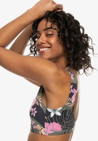 Roxy PRO THE POP UP - CROP - Bikiniöverdel - black