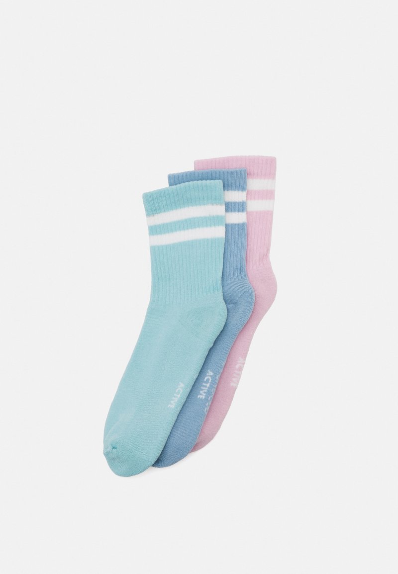 Even&Odd active 3 PACK TENNIS SOCKS - Meias desportivas - light blue/mint/light pink