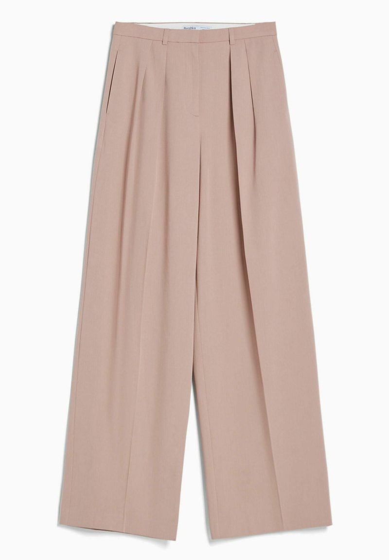 Bershka Broek donkerroze