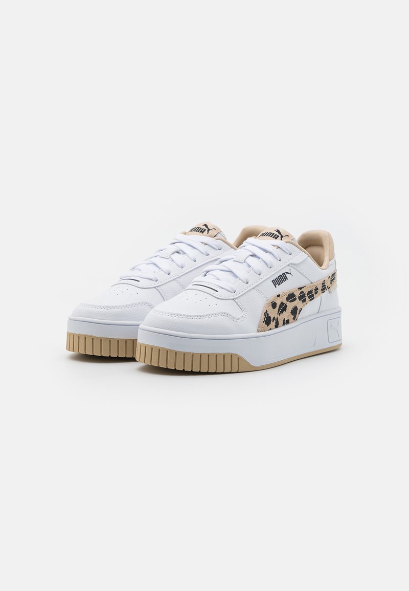 Puma CARINA STREET - Tenisky - white/granola/black