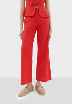 KARINA - Pantaloni - deep red