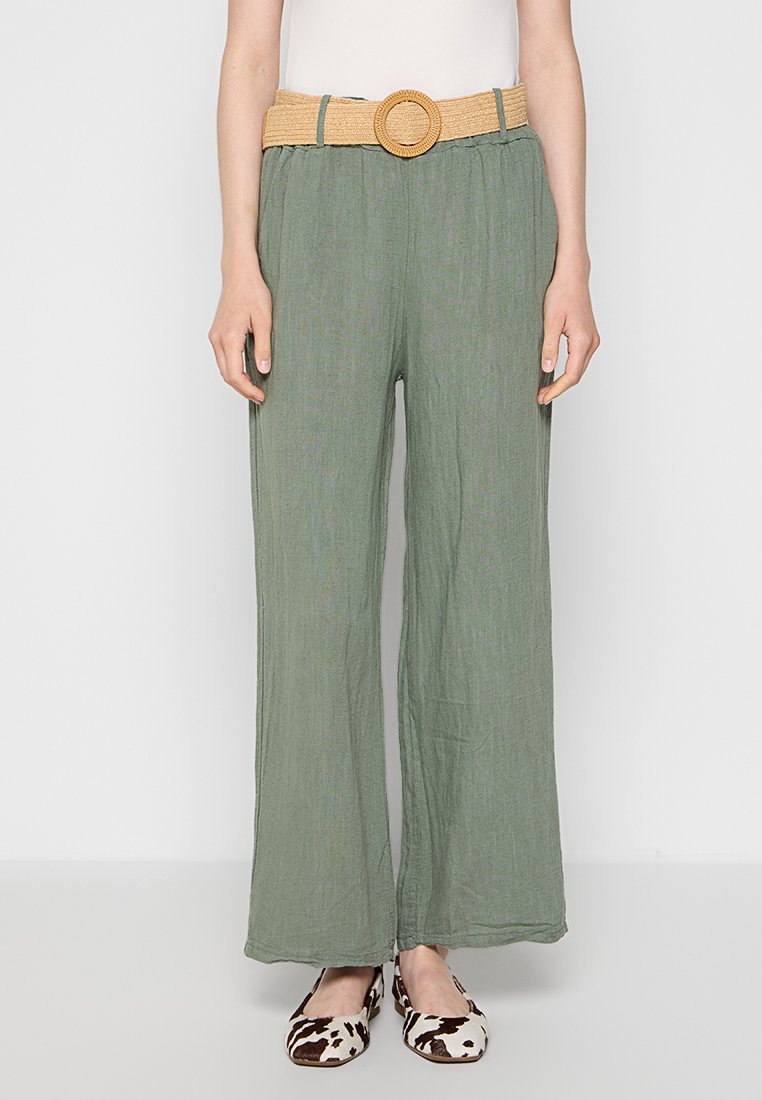 Le Monde du Lin Broek groen