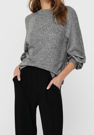 ONLY, Striktrøje - dark grey