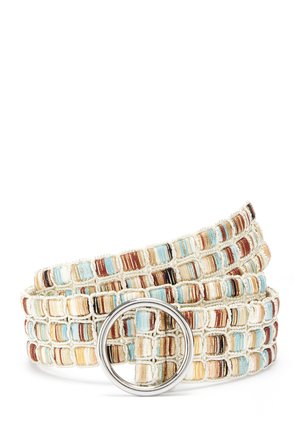 Waist belt - beige blau