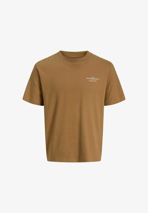 Jack & Jones PREMIUM JPRBLACHAD BRANDING CREW NECK TEE - T-shirts print - ermine