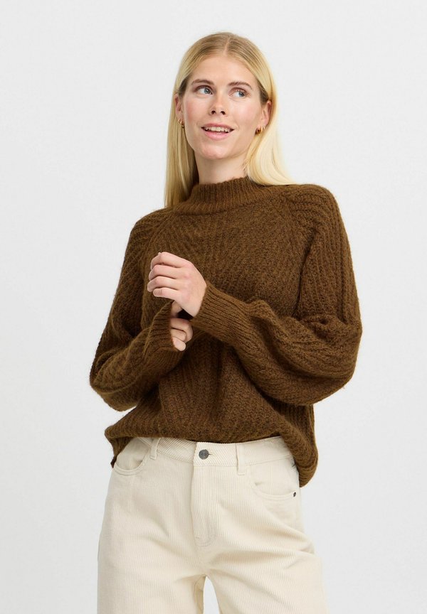 BYOKSANA TURTLENECK - Jumper - bison melange