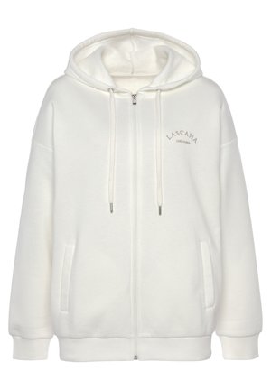 Felpa con zip - beige