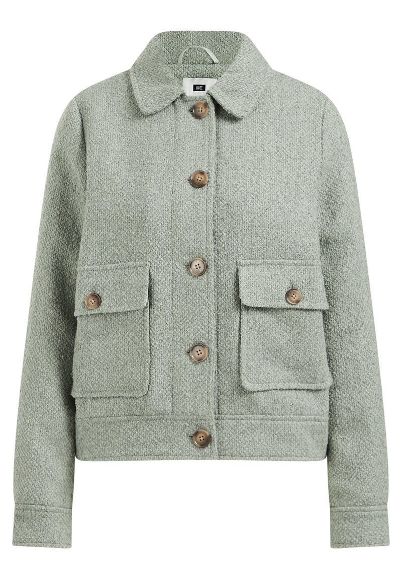 Damen Leichte Jacken | WE Fashion MET KLEPZAKKEN Leichte Jacke green/hellgrün - UI70174 Damen Leichte Jacken | WE Fashion MET KLEPZAKKEN Leichte Jacke green/hellgrün - UI70174