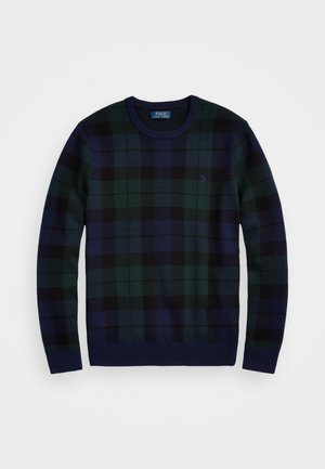 Polo Ralph Lauren PLAID WASHABLE WOOL JUMPER - Pullover - blackwatch combo