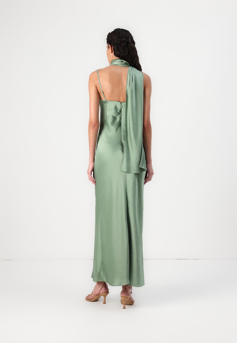Abercrombie & Fitch The A&F Julia Strapless Scarf Maxi Dress - Cocktail dress / Party dress - hedge green/mint - Zalando.ie Abercrombie & Fitch The A&F Julia Strapless Scarf Maxi Dress - Cocktail dress / Party dress - hedge green/mint - Zalando.ie
