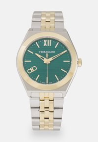 Unselected, gold-coloured/green/silver-coloured
