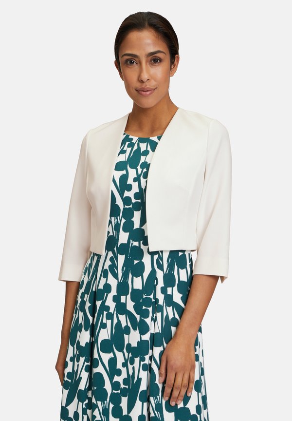 MIT KELLERFALTEN - Blazer - rohweiß