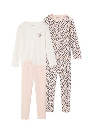 Vertbaudet, VERTBAUDET SET 2ER-PACK SCHLAFANZÜGE MÄDCHEN, LANGE ÄRMEL - Pyjama set - hellrosa