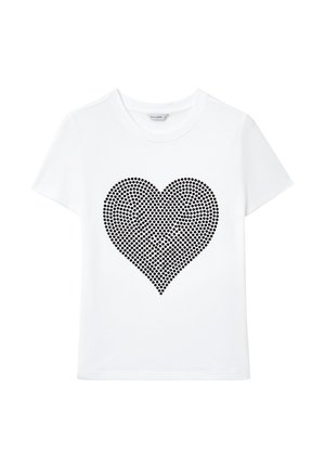 T-shirt con stampa - bianco ottico
